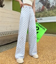 夏季牛仔阔腿裤，其它，坚持到底