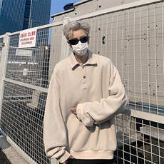 春秋重磅小香风加厚针织开衫宽松高级感小众拉链毛衣外套潮，男装针织衫/毛衣，星座716-3