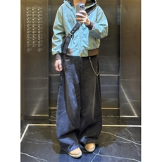 【有货】湖水绿Boxy短款连帽外套男春秋美式帆布夹克Y166CC-特P63，男装夹克，星座1007（原301D）