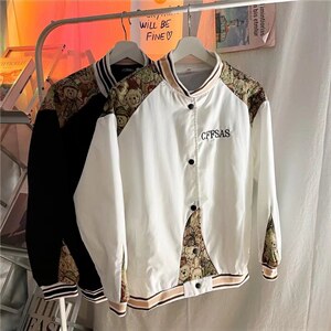 潮流夹克潮男春季棒球服Y508P48图片