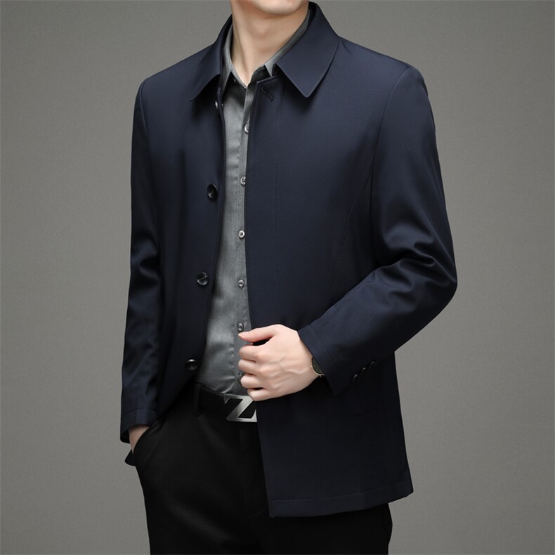 BH2131钱塘2020-2秋冬新款商务休闲中年男士简约夹克外套P160,男装夹克,钱塘207-2