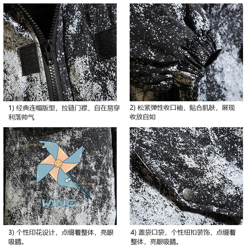 MC49112-P135日系潮棉衣男大码派克服男工装棉服外套棉袄砖墙,男装棉衣,电商A040A