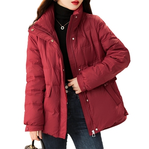 2025冬季新品时尚休闲宽松保暖90白鸭绒羽绒服女图片