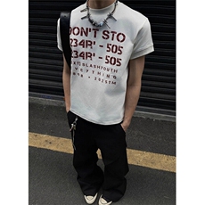 美式复古夏季索罗娜凉感短袖T恤男女休闲圆领半袖潮TY09，男装T恤，星座1116A（原606A-3）