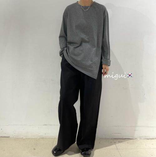 【现货】前后不规则开叉设计高级感十足百搭款，女装，米轨