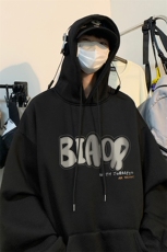 ！连帽圆领卫衣男装港风帽衫男LM124-P35，男装卫衣，电商B367