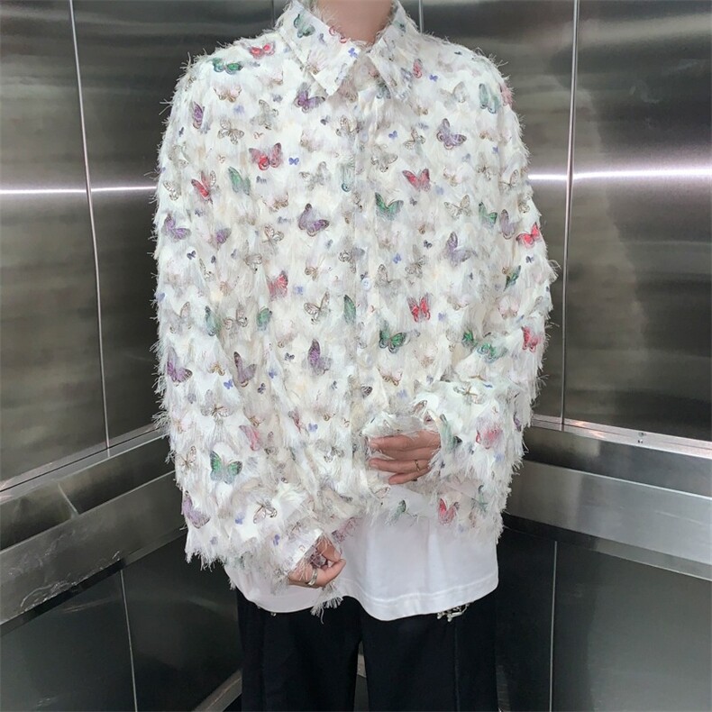 男士长袖春季2024新款蝴蝶外套BC53P46,女装短外套,星座1116-2