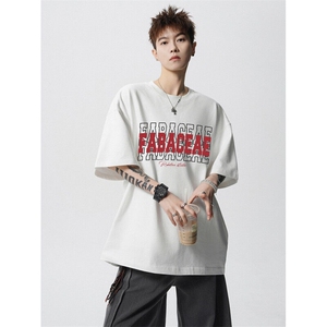 240g美式重磅短袖T恤 FSDX257 M-5XL 特批25无差价控48图片