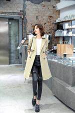 【新款】秋季新款风衣外套，女装风衣，时尚靓女孩