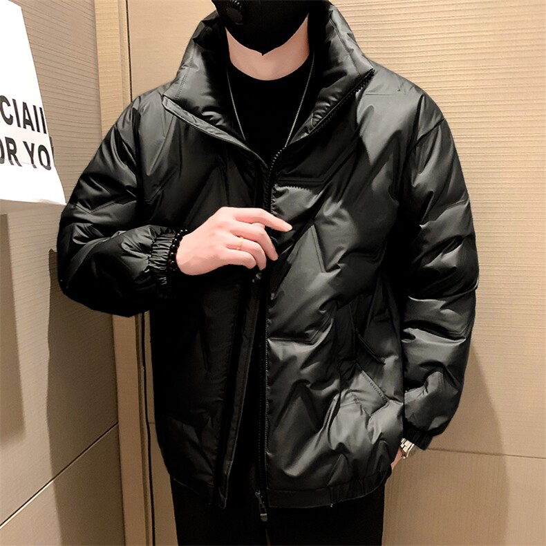 有报告足货店主小伙PU轻薄羽绒服潮流外套男YR2369-P138图片