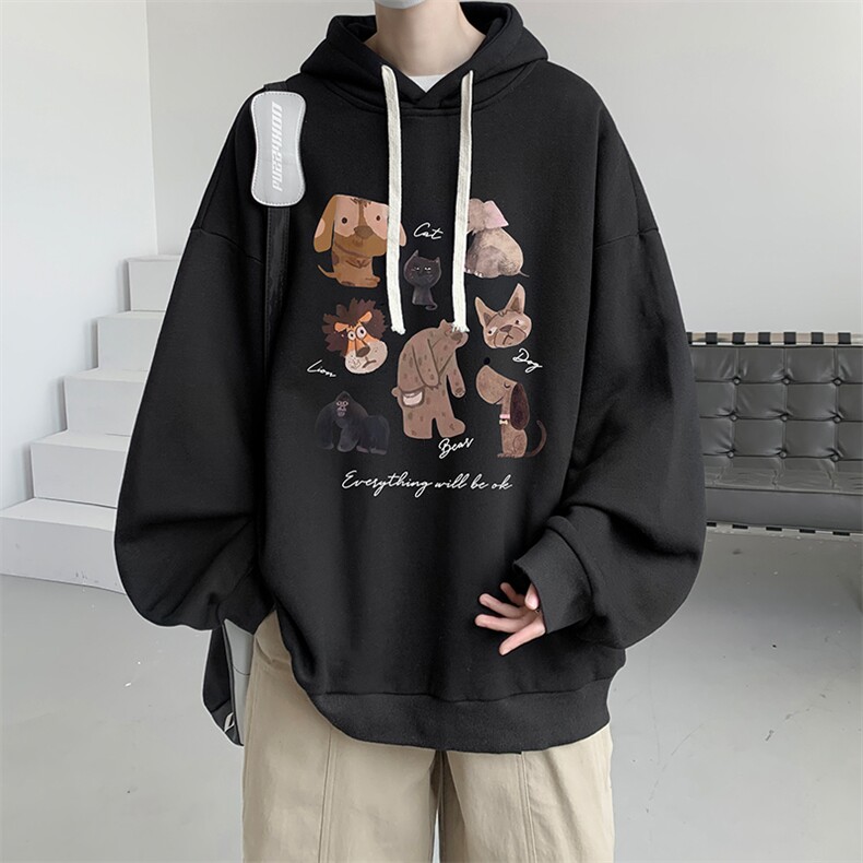 连帽卫衣男大码胖子帽衫大号运动服WY2444-P35,男装卫衣,电商A040