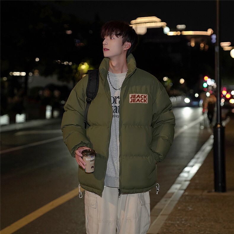 冬季潮牌新款百搭加厚立领保暖防寒棉服外套MY23410特批70控118,男装棉衣,星座605(原A050)