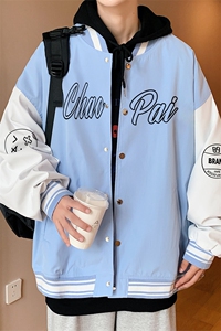 ！2023春季新款男士棒球夹克百搭潮流撞色棒球服外套JK303P60图片