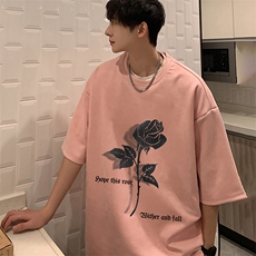麂皮绒短袖t恤男大码半袖男JD82279-P25，男装T恤，电商A040