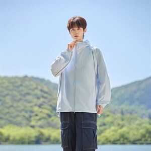 UPF50+有报告 凉感轻薄透气宽松大码潮流防晒服 DQC657-P48图片