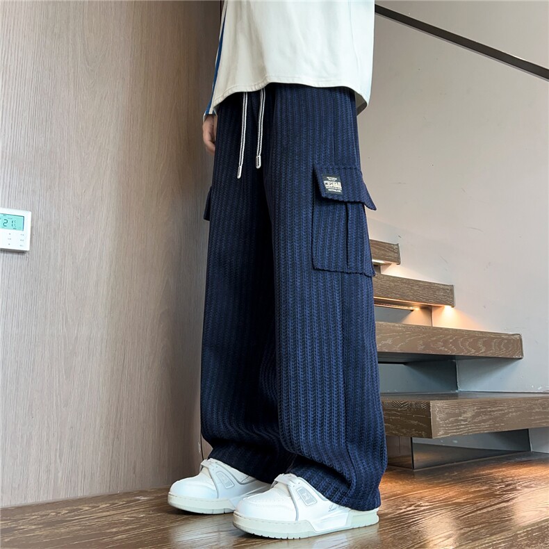 ！2025秋冬新款加厚男士雪尼尔工装裤直筒裤WK2129特P45,男装工装外套,电商B220