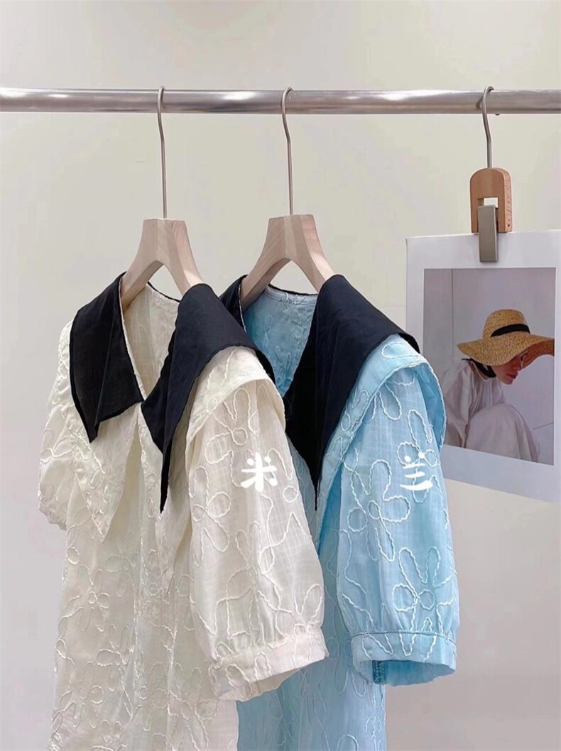 80725下翻领相色娃娃衫，其它，NARDTREE