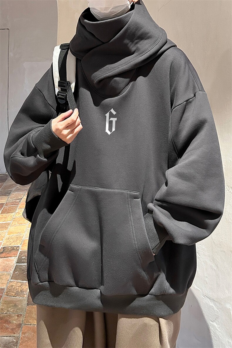 抖音品质！冲锋卫衣男FW84-P65加绒款450克真超FWJR84-P85,男装卫衣,电商B367
