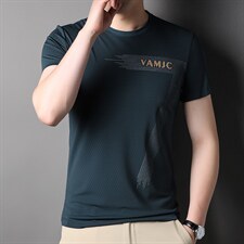 2023夏季新款纯色POLO衫圆领商务休闲潮流百搭中年男装打底体恤衫，男装T恤，电商B212（原钱塘6029）