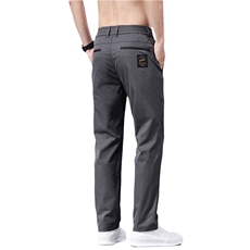 春夏轻奢直筒休闲裤男时尚拉链百搭显瘦轻商务长裤四季长期有货，男装休闲裤，星座224-3