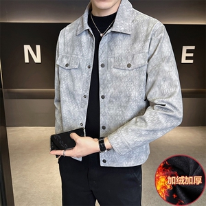 大货加绒加厚男装皮夹克外套皮衣男 C317-JK5188-P145图片