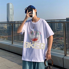 男圆领T恤五分袖T3071P24，男装T恤，星座1116-2