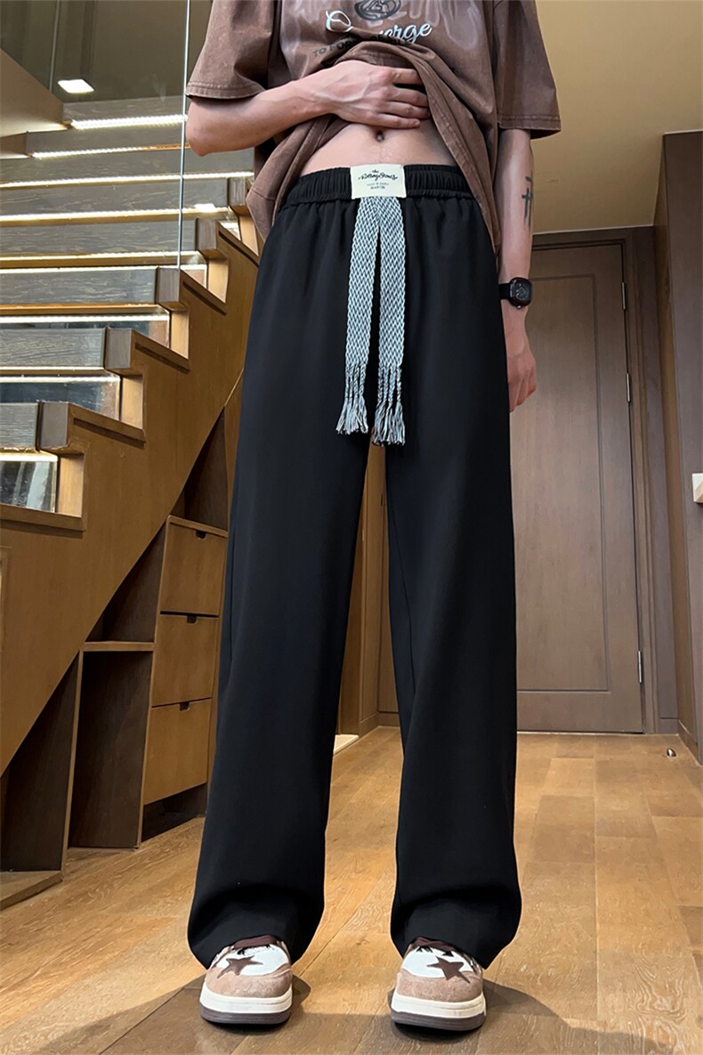 X2415-TP35控价58夏季薄款休闲直筒裤宽松百搭美式水洗长裤男,男装休闲裤,电商A102-1