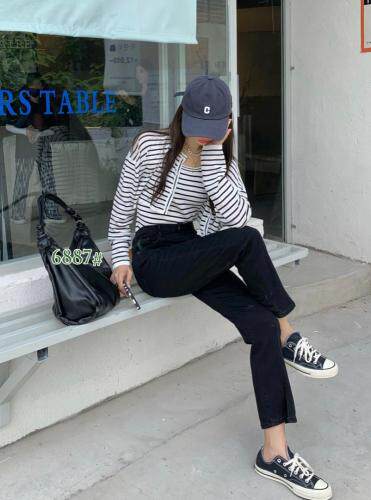 （现货）秋款开衩小直筒。，其它，T7