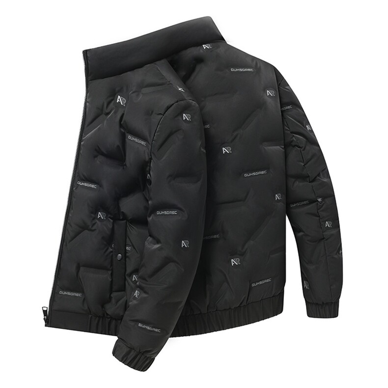 1018-MY934-P115新款男士羽绒服立领简约轻薄保暖短款白鸭绒棉衣，男装羽绒服，星座1018