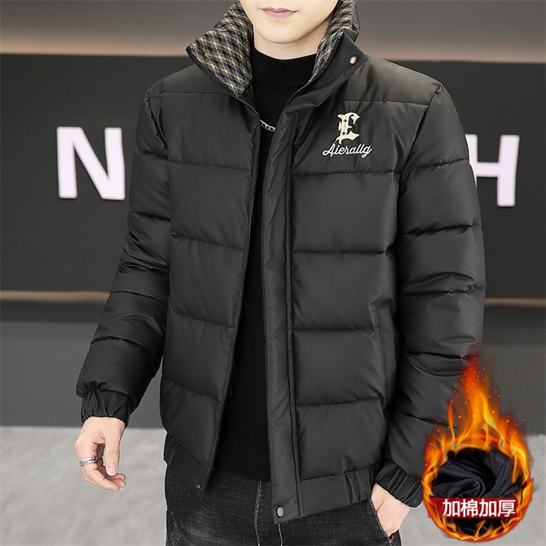 1018-MY927-P80皮棉衣男士2025新款立领面包服加厚保暖棉服免洗,男装棉衣,星座1018