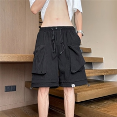 2025新款夏季男士工装短裤宽松休闲五分裤潮牌百搭运动裤工装裤子，男装牛仔裤，四季星座505