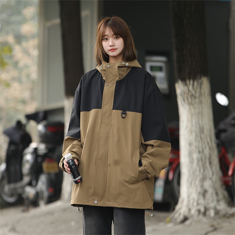 Cityboy情侣时尚连帽冲锋衣外套夹克团体班服,男装夹克,星座301D-5(原星座1415）