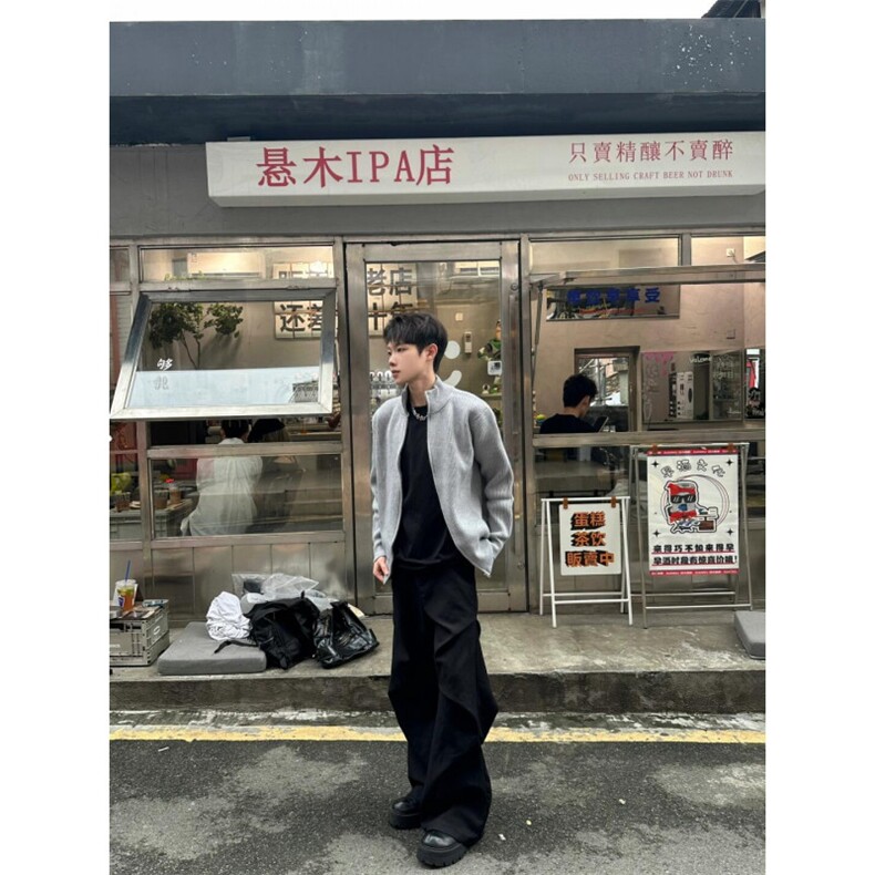 【有货】M5653HH-特P55cleanfit拉链开衫毛衣外套男款针织衫,男装针织衫/毛衣,星座1007（原301D）