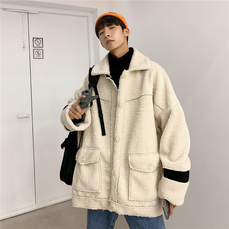 DB239-Y限148时尚撞色羊羔买棉衣加厚外套男,男装棉衣,星座514-2(原B239)