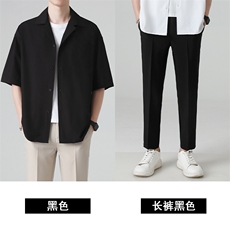 CY005黑+8096长裤黑色
