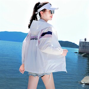 奥特莱斯大牌折扣撤柜清仓拼色防晒衣女刺绣防晒服轻薄开衫外套夏，女装防晒衣，浙宝281