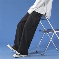 百搭潮流2023春款港风直筒宽松休闲裤卫裤运动裤2028-特批22，男装休闲裤，星座718-1