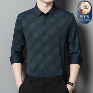 C6651钱塘2020-2欧货品质男士春秋羊毛时尚休闲百搭长袖衬衣P96图片