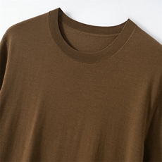 2025年秋季套头圆领羊毛衫短袖时尚百搭通勤休闲，男装羊毛衫，朝思纯山羊绒