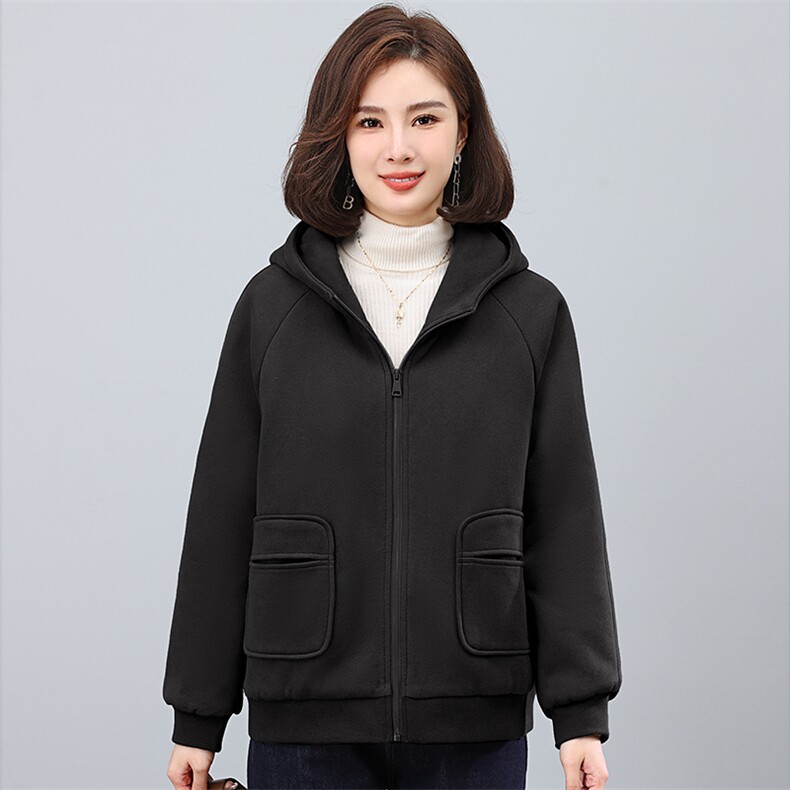 2024冬季连帽时尚休闲羽绒棉加厚保暖舒适棉服,女装棉衣/棉服,独衣靓