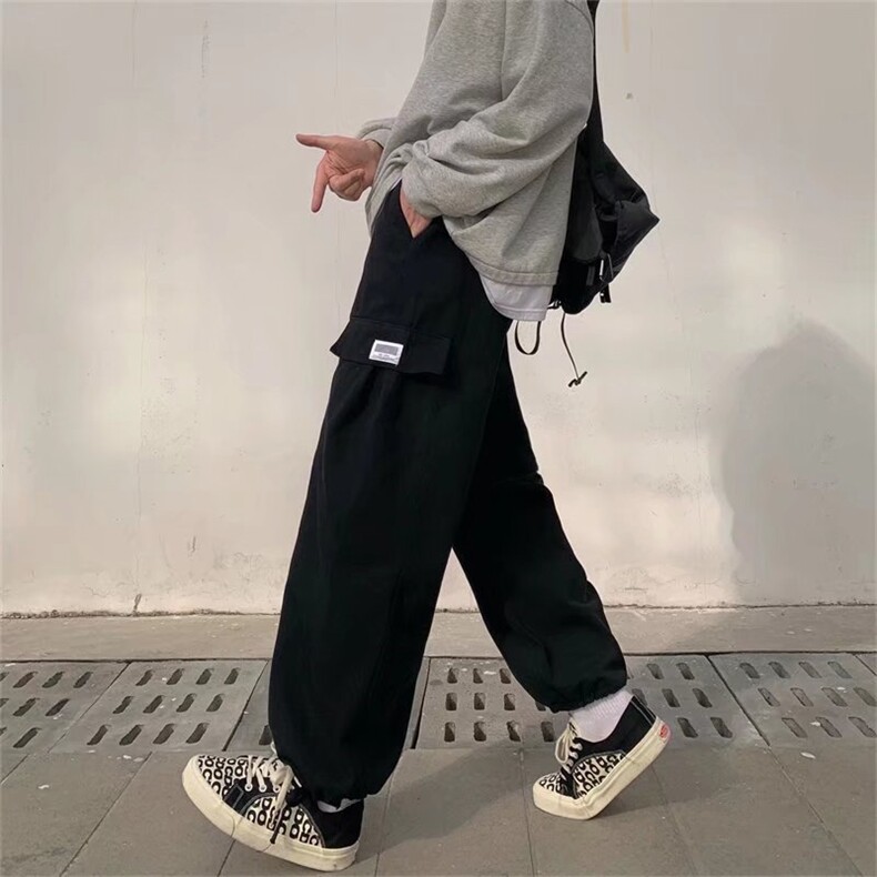 男青春流行直筒运动裤潮休闲长裤纯棉厚斜纹K7052P34,男装休闲裤,星座1116-2