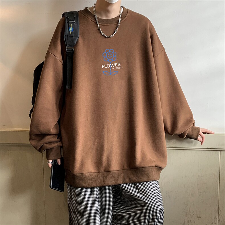 圆领卫衣男大码加厚加绒长袖t恤男S6274-P28,男装卫衣,电商A040