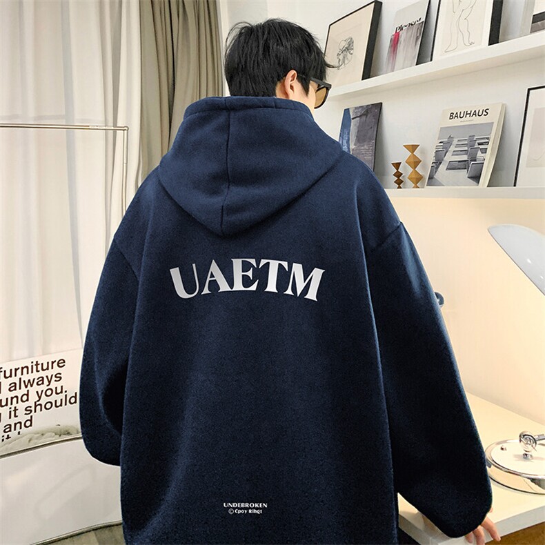 抖音得物供货可提供视频秋冬重磅美式宽松连帽卫衣DL2310,男装卫衣,电商A486