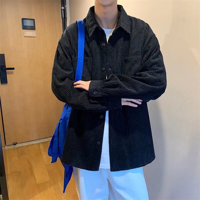 长袖衬衫男开衫外套夹克衬衫C67P46,男装衬衫,星座1116-2