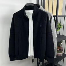 刺绣开衫毛衣男士韩版潮流宽松百搭帅气2025秋冬ins外套MZ871-P70，男装针织衫/毛衣，星座412-3