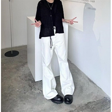 牛仔裤男女款直筒修身高级感裤子美式高街穿搭t微喇裤N6023，男装牛仔裤，星座1116A（原606A-3）