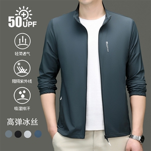 CRRR-FS3261钱塘2020-1夏季新款男士外套立领冰丝凉感防晒服P76图片
