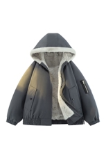 2025复古加绒毛领棉衣冬季新款座山雕宽松连帽派克棉服M2555p88，男装棉衣，电商D315