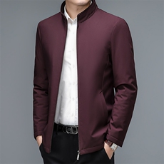 男冬季新款加厚保暖上衣男中年商务休闲翻领棉衣外套YYM2286-145，男装棉衣，星座1105-3