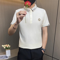 PL034-特P40控65polo衫短袖男夏季潮牌翻领T恤刺绣商务休闲，男装Polo衫，电商D310B-1